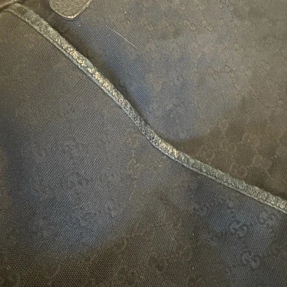 Gucci GG Canvas Diaper Bag Black